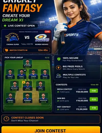 Wwwnn55vip (nn 55 vip) fantasy cricket & matchday visual 3